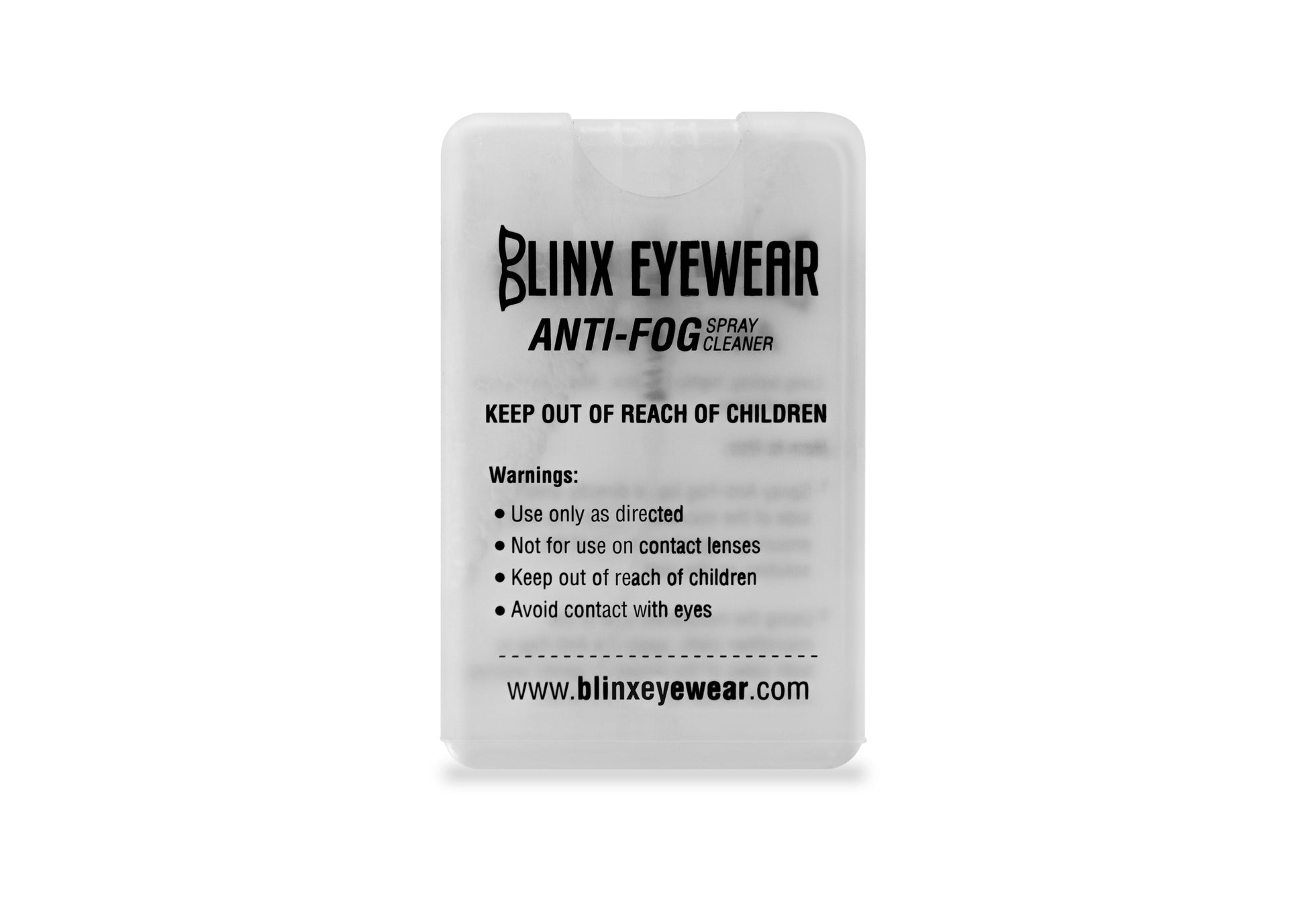 Eyewear Fog Spray